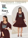 Kiara Vol 18 By Blue Hills Rayon Embroidery Designer Kurtis Exporters In India
